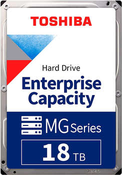 Жесткий диск HDD Toshiba Жесткий диск SATA-III 18Tb MG09ACA18TE Server Enterprise Capacity  512Mb 3.5"