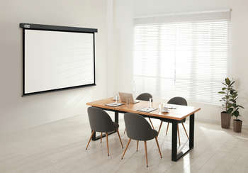 Экран CACTUS 152x203см Wallscreen CS-PSW-152X203-SG 4:3 настенно-потолочный рулонный серый