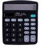 Калькулятор DELI настольный E837 черный 12-разр.