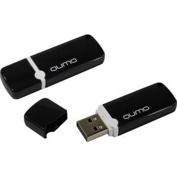 Flash-носитель Qumo USB 2.0 16GB Optiva 02 Black [QM16GUD-OP2-black]