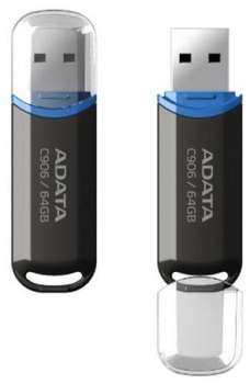 Flash-носитель Флэш-накопитель USB2 64GB BLACK AC906-64G-RBK ADATA