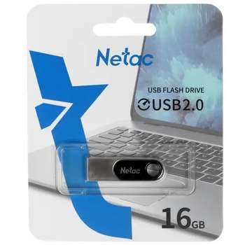 Flash-носитель Netac USB Drive 16GB U278 USB2.0 16GB, retail version [NT03U278N-016G-20PN]