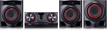 Музыкальный центр LG Минисистема XBOOM CJ45 черный 720Вт CD CDRW FM USB BT