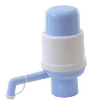 Кулер для воды VATTEN Помпа для 19л бутыли №3 механический белый/синий
