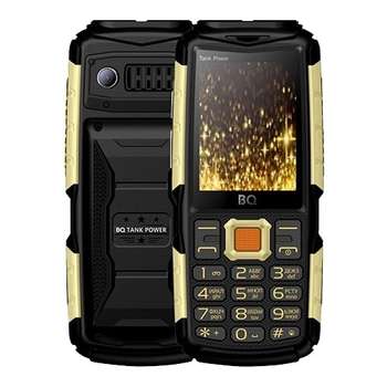 Смартфон BQ-2430 Tank Power Black+Gold