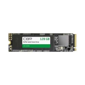 Накопитель SSD CBR SSD-128GB-M.2-LT22, Внутренний SSD-накопитель, серия "Lite", 128 GB, M.2 2280, PCIe 3.0 x4, NVMe 1.3, SM2263XT, 3D TLC NAND, R/W speed up to 1800/550 MB/s, TBW  64