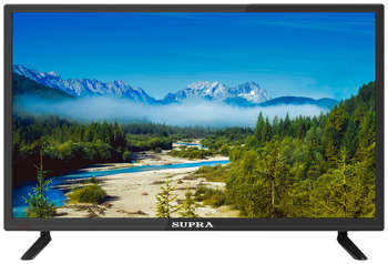 Телевизор SUPRA LED 23.6" STV-LC24ST0045W. черный HD 50Hz DVB-T DVB-T2 DVB-C USB WiFi Smart TV