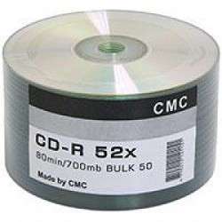 Оптический диск CMC Диски CD-R 80 52x Bulk/50