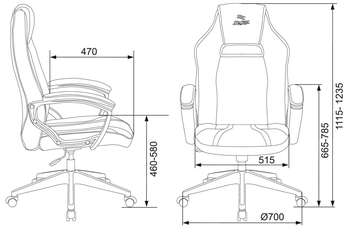 Игровое кресло ZOMBIE Кресло игровое Z3 черный эко.кожа крестов. пластик