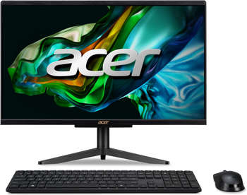 Моноблок Acer Aspire C22-1610 21.5" Full HD N100  8Gb SSD256Gb UHDG CR Eshell WiFi BT 65W клавиатура мышь Cam черный 1920x1080