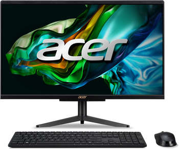 Моноблок Acer Aspire C24-1610 23.8" Full HD N200  8Gb SSD256Gb UHDG CR Eshell WiFi BT 65W клавиатура мышь Cam черный 1920x1080