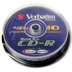 Оптический диск Verbatim Диски CD-R 80 52x  CB/10