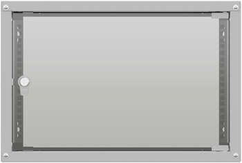 Шкаф, стойка NTSS Шкаф коммутационный Lime  настенный 6U 550x450мм пер.дв.стекл несъемн.бок.пан. 30кг серый 370мм 9.6кг 110град. 370мм IP20 укомплектованный