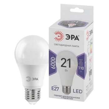 Лампа ЭРА Б0035333 Лампочка светодиодная STD LED A65-21W-860-E27 Е27 / Е27 21Вт груша холодный дневной свет