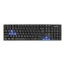 Клавиатура EXEGATE EX283618RUS LY-402N  {USB, 102кл., Enter большой, 8 голуб клавиш, шнур 1,35м, черн, Color box}