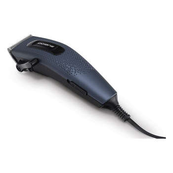 Триммер для волос POLARIS Машинка для стрижки волос PHC 0954, 10 установок длины, 4 насадки, от сети, синяя, 34783