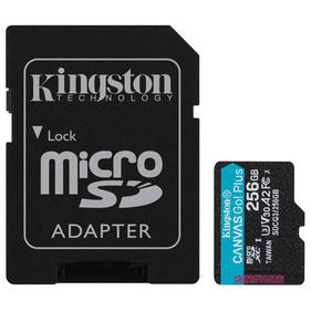 Карта памяти Kingston microSDXC 256GB Canvas Go Plus UHS-I U3, 170 Мб/с , SDCG3/256GB