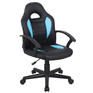 Игровое кресло BRABIX Кресло компьютерное "Spark GM-201", экокожа, черное/голубое, 532505