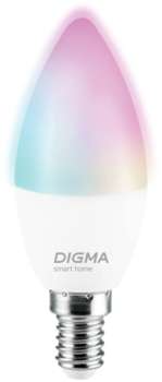 Устройство (умный дом) Digma Умная лампа DiLight F1 E14 5Вт 470lm Wi-Fi