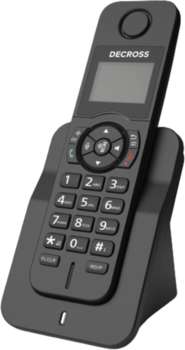 Телефон DECROSS Р/Dect DC1005 черный АОН